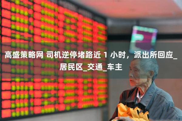 高盛策略网 司机逆停堵路近 1 小时，派出所回应_居民区_交通_车主